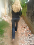 Loira Gostosa pagou calcinha