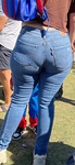 Bunda latina no parque