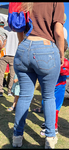Bunda latina no parque