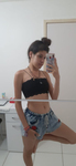 Brun@ Ribeir0 mandou nudes e vídeo no banho pelada