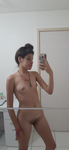 Brun@ Ribeir0 mandou nudes e vídeo no banho pelada