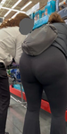 Legging preta VPL em gordinha