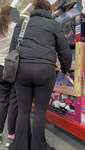 Legging preta VPL em gordinha
