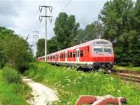 Public amateur train flashing
