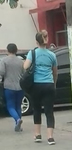Loira muito gostosa de legging