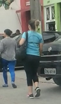 Loira muito gostosa de legging