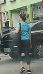 Loira muito gostosa de legging