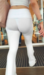 Loira vilã bunda redonda toda de branco
