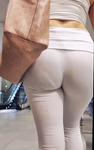 Loira vilã bunda redonda toda de branco