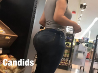 MILF FLAGRADA COM BUNDA ENORME ENQUANTO FAZIA COMPRAS