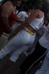 Morena Rabuda na roda de capoeira