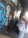 Nega rabuda no ponto de onibus