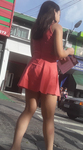 Que delicia de ninfetinha de vestidinho curto