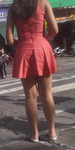 Que delicia de ninfetinha de vestidinho curto