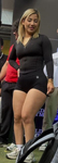 Rabo gostoso dess aloira de shorts preto