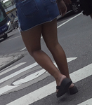 Safada de mini saia
