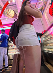 Acho que ela não sabia que suas bochechas suculentas estavam