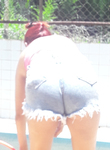 Cunhada Rabuda do meu amigo dormindo no sofá