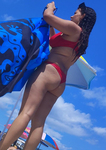 duas gostosas exibidas na praia