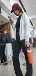 Bunda firme e bonita em legging preta