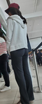 Bunda firme e bonita em legging preta