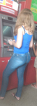 Loira Rabuda Gostosa no Caixa