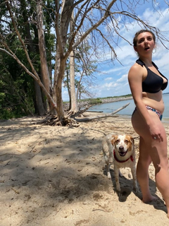 Peituda, Pawg com seu cachorro