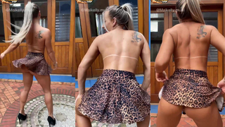 Maikelly Muhl dançando de