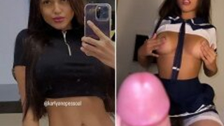 Karlyane Menezes pelada transando com amigo
