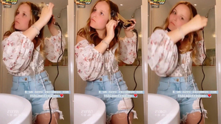Famosa Larissa Manoela pagando peitinho no Instagram