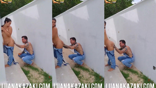 Luana Kazaki depilando o cuzinho