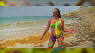 MEL ACTION PAINTING - S13-E4 TROPICAL COLOURS - SAPPHIRE BEACH, SAINT LUCIA