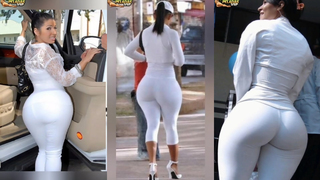 WHITE pants #25718