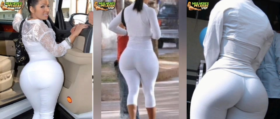 Sexy butts in white pants