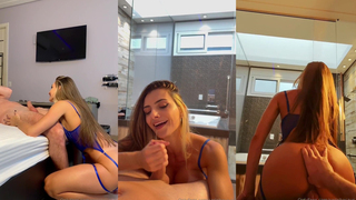 Sarah Caus e o namorado