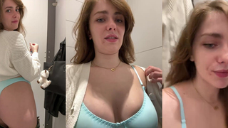 Loirinha gostosa Russa em publico