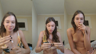 Live da novinha maconheira peladinha