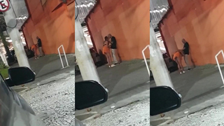 casal flragrado no carnaval do Rio de Janeiro