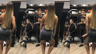 Aricia Silva Gostosinha de Vestido Curto Provocante