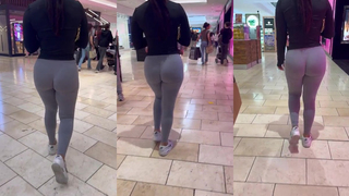 Essa latina com um bundão me fez persegui-la pelo shopping inteiro!