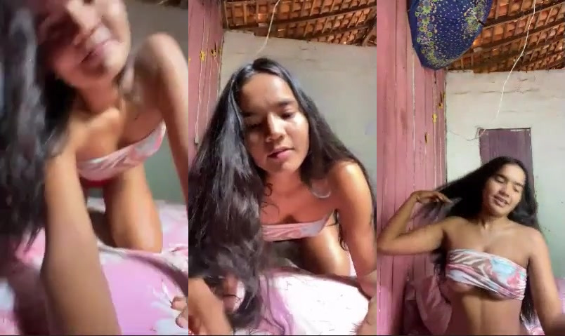 Novinha baixa renda se ezibindo