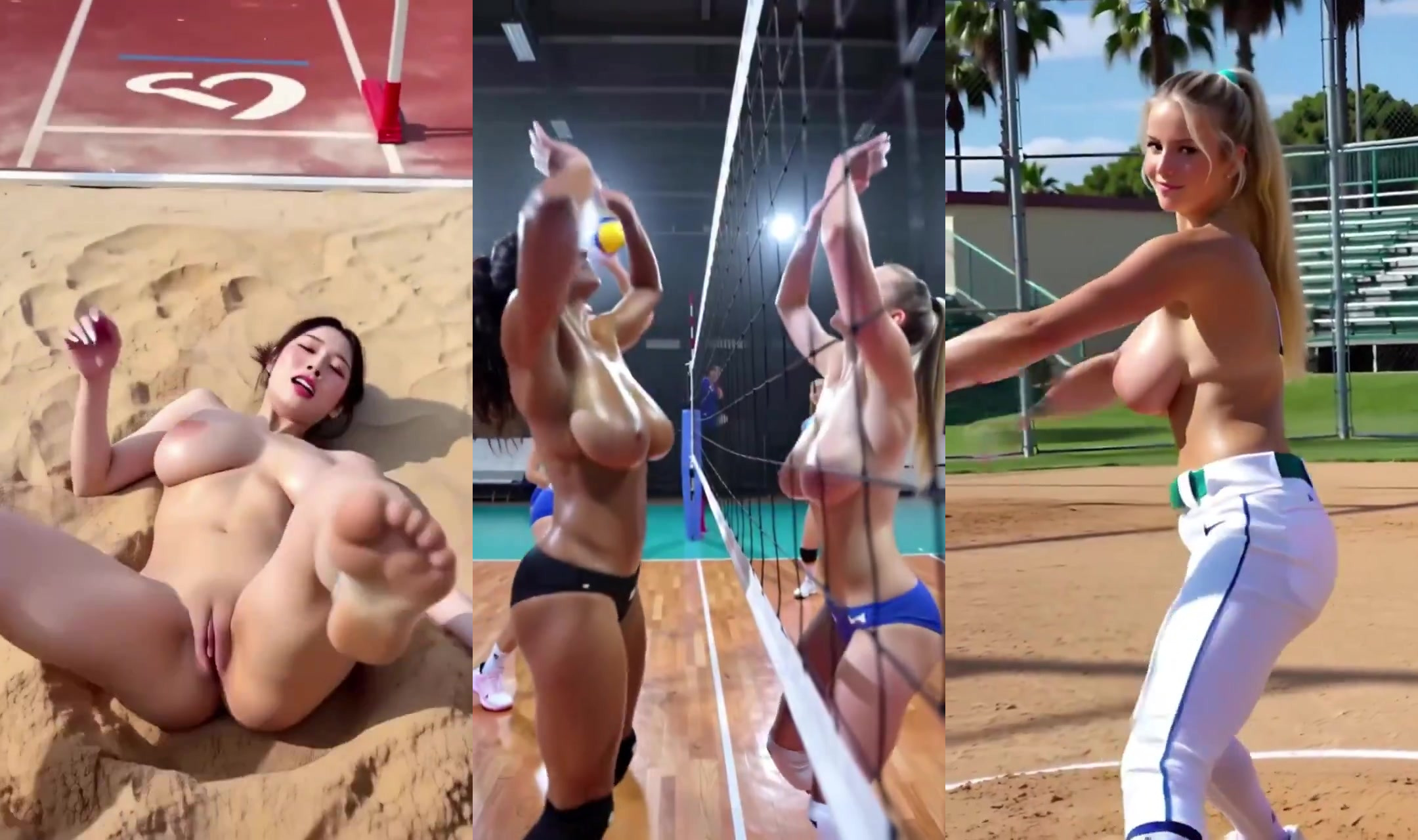 bouncing tits