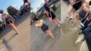 Que isso, um puta rabão engolindo o shorts