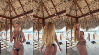Deliciosa Babi Muniz de Biquíni