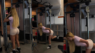 Babi Muniz na Academia todo Gostosa de Legging