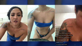 BUCETOU MELOU NA ACADEMIA ELA FOI PRO BANHEIRO SE ALIVIAR
