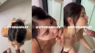 Novinha famosa do TikTok mamando o primo