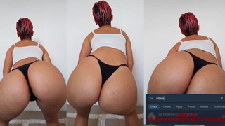 Novinha gostosa dançando funk de calcinha
