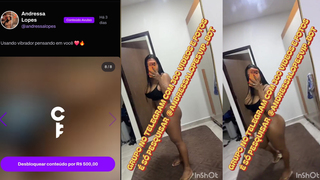 Andressa Lopes Usando Vibrador @andressalopesvip_bot