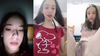 Novinha aprendendo a ser putinha na live